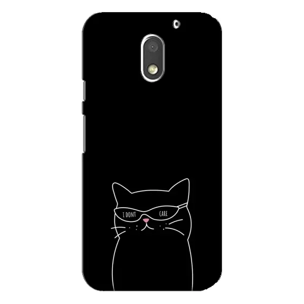 Чехол с принтом «Равнодушный кот» для Motorola MOTO E3 Чехол с принтом «Равнодушный кот» для Motorola MOTO E3
