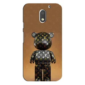 Чехлы для Motorola MOTO E3 - Bearbrick Louis Vuitton (PREMIUMPrint)