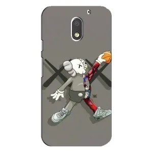 Чехлы для Motorola MOTO E3 - Bearbrick Louis Vuitton (PREMIUMPrint) (Беарбрик Джордан)