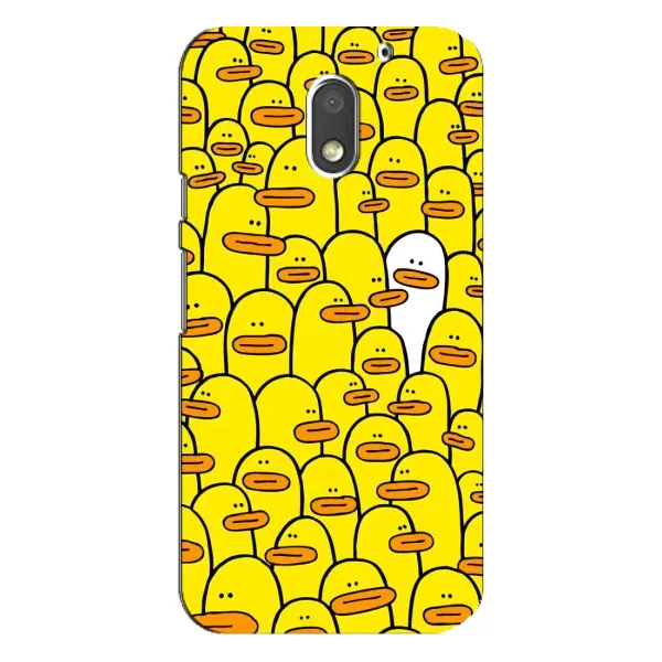 Чехол с принтом «Белая уточка» для Motorola MOTO E3