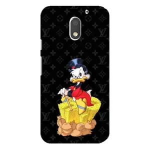 Чехлы для Motorola MOTO E3 - Скрудж МакДак Louis Vuitton (PREMIUMPrint) (Богатство Макдака)