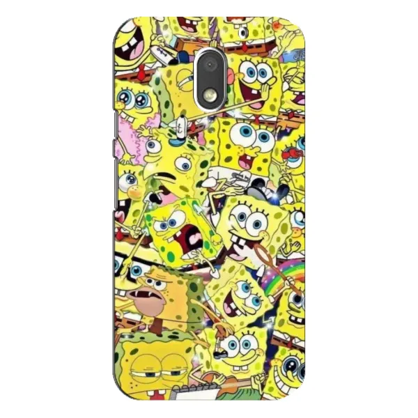 Чехол с принтом «Эмоции Спанч Боба» для Motorola MOTO E3