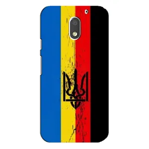 Украинские Чехлы для Motorola MOTO E3 с картинкой УПА (AlphaPrint) (Прапор УПА)