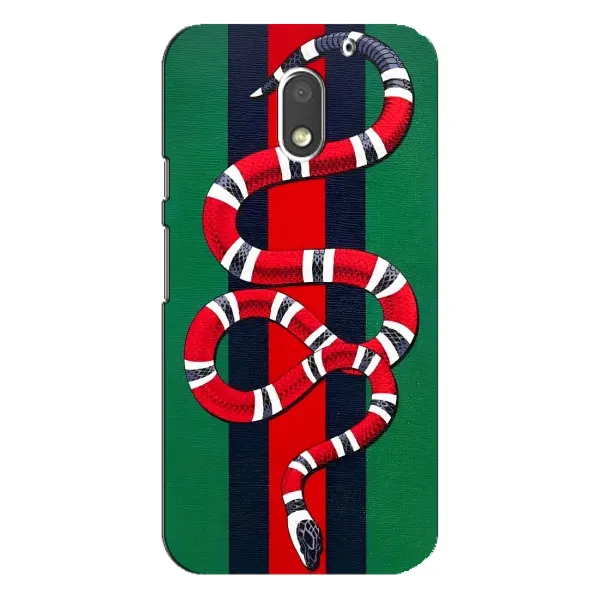 Чехол с принтом «Gucci змия» для Motorola MOTO E3