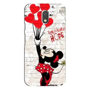 Чехол Disney Mouse Motorola MOTO E3 (PREMIUMPrint) (Heart Minni)