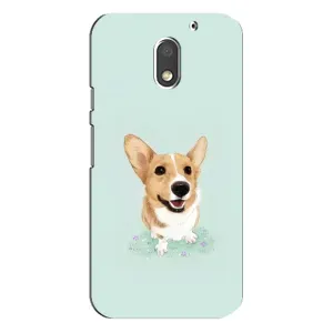 Чехлы с собаками для Motorola MOTO E3 (VPrint) (Корги)