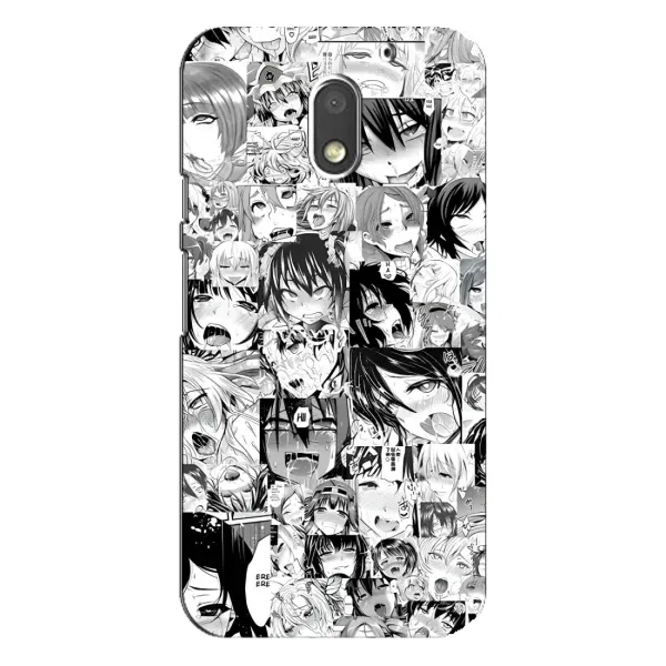 Чехол с принтом «Ahegao manga» для Motorola MOTO E3