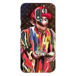 Брендновые Чехлы для Motorola MOTO E3 - (PREMIUMPrint) (Mario LV)