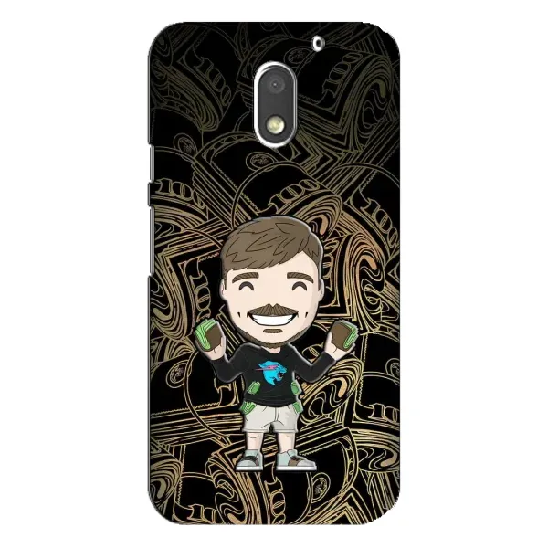 Чехол с принтом «Mister Beast» для Motorola MOTO E3