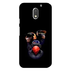 Чохол з Мавпами Motorola MOTO E3 - (AlphaPrint)