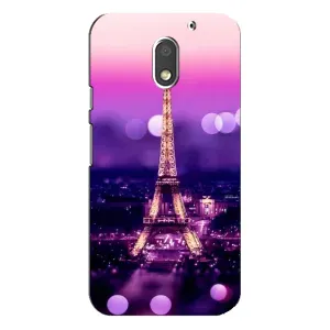 Чехол Эйфелева Башня для Motorola MOTO E3 - (AlphaPrint)