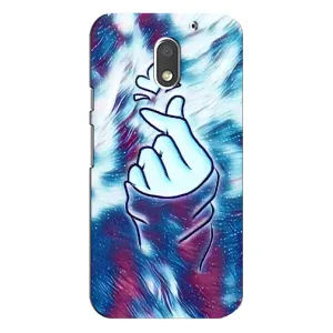 Чехол с принтом «Радужное сердце» для Motorola MOTO E3