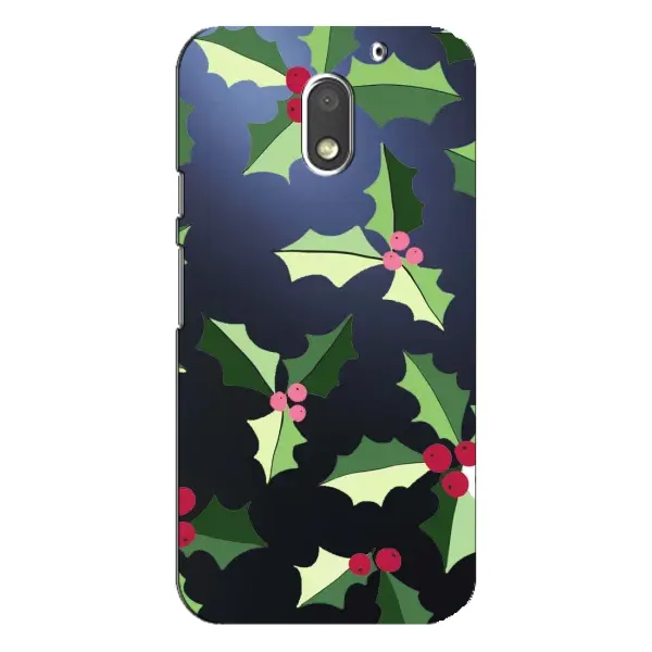 Чехол с принтом «Рождественский фон» для Motorola MOTO E3