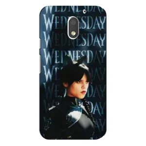 Чохли Венсдей на Motorola MOTO E3 Уенсдей (AlphaPrint) (Венздей кішка)