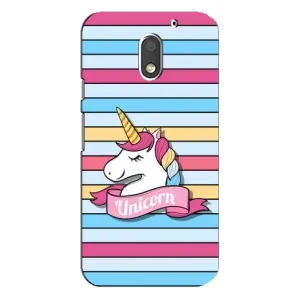 Чохол для Моторола MOTO E3 - (Єдинорожки - Новинки) (AlphaPrint) (Unicorn)