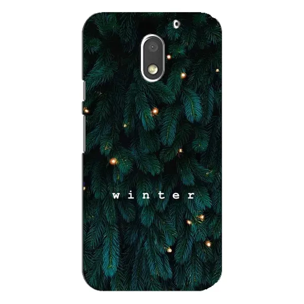 Чехол с принтом «Winter» для Motorola MOTO E3