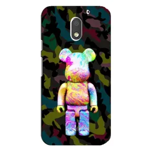 Чехлы для Motorola MOTO E3 - Bearbrick Louis Vuitton (PREMIUMPrint) (Яркий Bearbrick)
