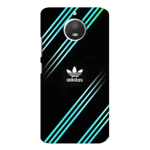 Чехлы Адидас для Motorola MOTO E4 (AlphaPrint) (Адидас с полосами)