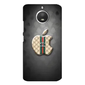 Чехлы ГУЧЧИ для Мото Е4 (AlphaPrint) (Apple gucci)