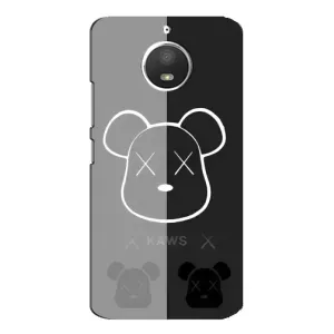 Чехлы для Motorola MOTO E4 - Bearbrick Louis Vuitton (PREMIUMPrint) (БеарБрик глаза)