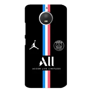 Чехлы PSG для Motorola MOTO E4 (AlphaPrint) (футболка ПСЖ)