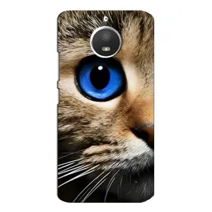 Чехлы с Котиками для Motorola MOTO E4 (VPrint) (Глаз кота)