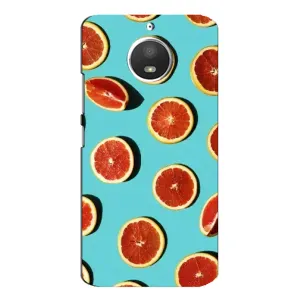 Чехлы с Фруктами для Motorola MOTO E4 (VPrint) (Грейпфрут)