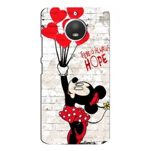 Чехол Disney Mouse Motorola MOTO E4 (PREMIUMPrint) (Heart Minni)