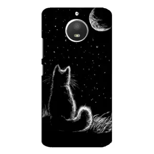 Чохол з принтом для Motorola MOTO E4 (AlphaPrint) Модні коти