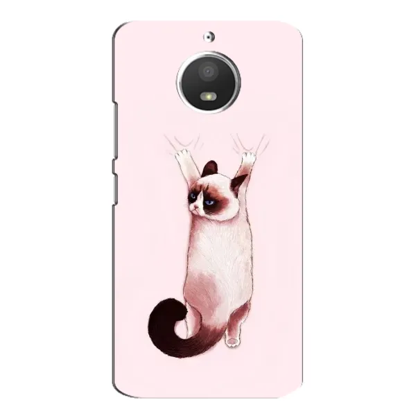 Чохол з принтом «Котик падає» для Motorola MOTO E4 Чохол з принтом «Котик падає» для Motorola MOTO E4