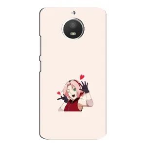 Чехлы Персонажи Аниме Наруто для Motorola MOTO E4 (AlphaPrint) (Лайк Сакура)