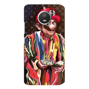Брендновые Чехлы для Motorola MOTO E4 - (PREMIUMPrint) (Mario LV)