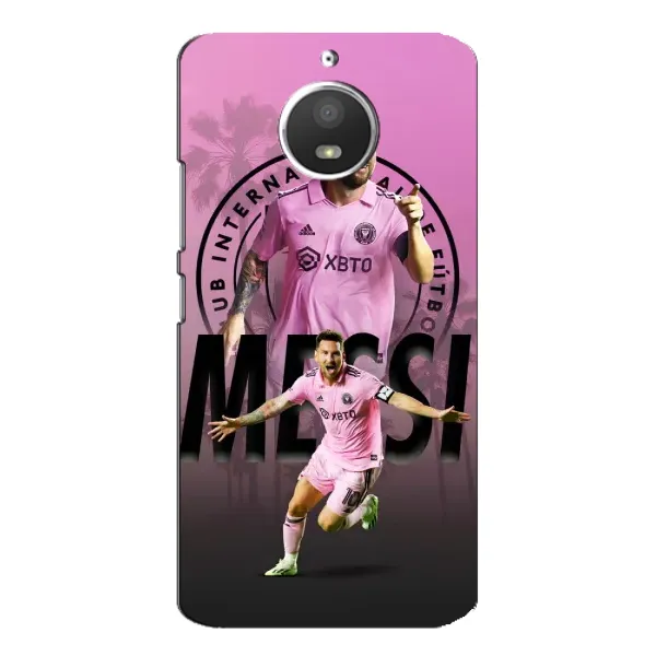 Чехол с принтом «Messi Miami» для Motorola MOTO E4