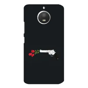 Чехлы (ART) Цветы на Motorola MOTO E4 (VPrint) (Неожиданные цветы)