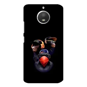 Чохол з Мавпами Motorola MOTO E4 - (AlphaPrint)