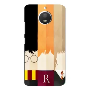 Чехлы с Гарри Поттером для Motorola MOTO E4 (AlphaPrint) (обложка Гарри Поттера)