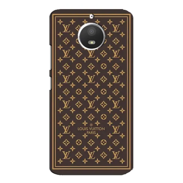 Чохол з принтом «шпалери LV» для Motorola MOTO E4