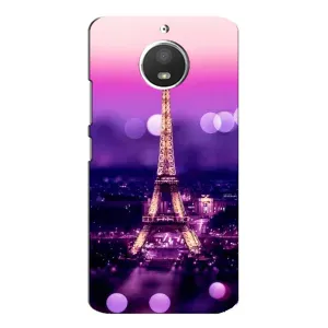 Чехол Эйфелева Башня для Motorola MOTO E4 - (AlphaPrint)
