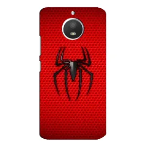 Чехол с человеком пауком для Motorola MOTO E4 - (AlphaPrint) (Паук Марвел)
