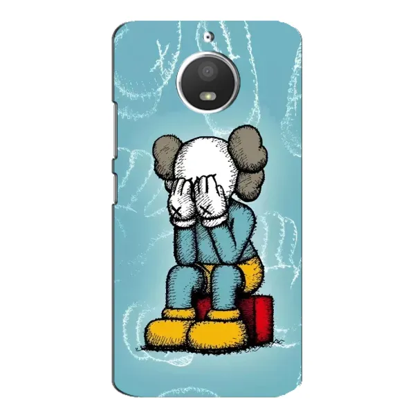 Чохол з принтом «Плач Bearbrick» для Motorola MOTO E4