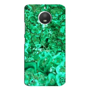 Мраморный чехол на Motorola MOTO E4 (VPrint) (Салатный Мрамор)