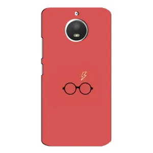Чехлы с Гарри Поттером для Motorola MOTO E4 (AlphaPrint) (шрам и очки)