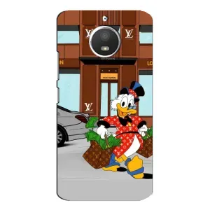 Чехлы для Motorola MOTO E4 - Скрудж МакДак Louis Vuitton (PREMIUMPrint)