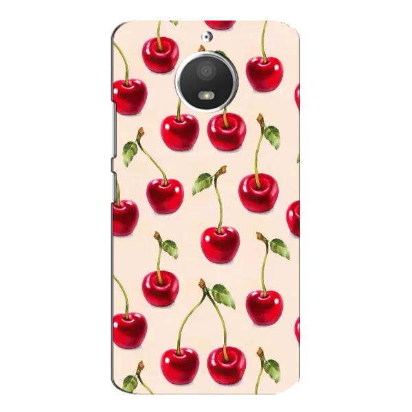 Чехол с принтом «Вишня» для Motorola MOTO E4 Чехол с принтом «Вишня» для Motorola MOTO E4