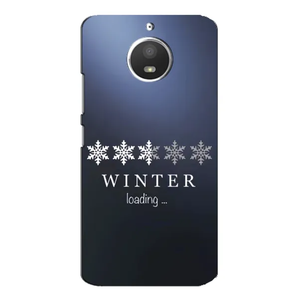 Чехол с принтом «Winter loading» для Motorola MOTO E4 Чехол с принтом «Winter loading» для Motorola MOTO E4