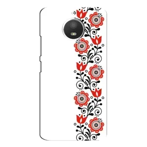 Чехол для Патриота Украины Motorola MOTO E4 - (AlphaPrint) (Яркая вишиванка)