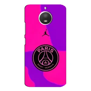 Чехлы PSG для Motorola MOTO E4 (AlphaPrint) (яркий ПСЖ)