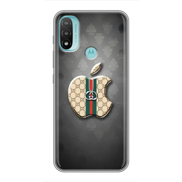 Чохол з принтом «Apple gucci» для Motorola MOTO E40 Чохол з принтом «Apple gucci» для Motorola MOTO E40