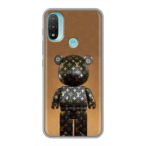Чехлы для Motorola MOTO E40 - Bearbrick Louis Vuitton (PREMIUMPrint)
