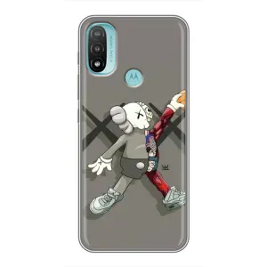 Чохли для Motorola MOTO E40 - Bearbrick Louis Vuitton (PREMIUMPrint) (Беарбрік Джордан)